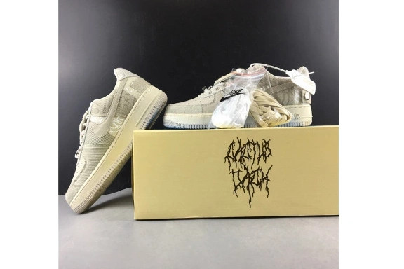 Scott NIKE  FORCE White Travis AIR Grey  CN2405-902 x 1 0828